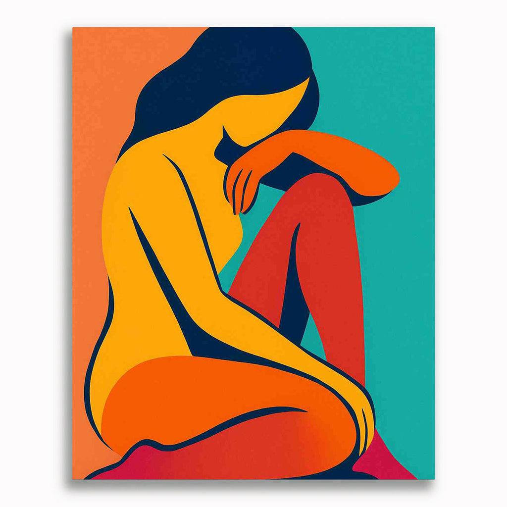 Malen nach Zahlen - Schweigende Gedanken