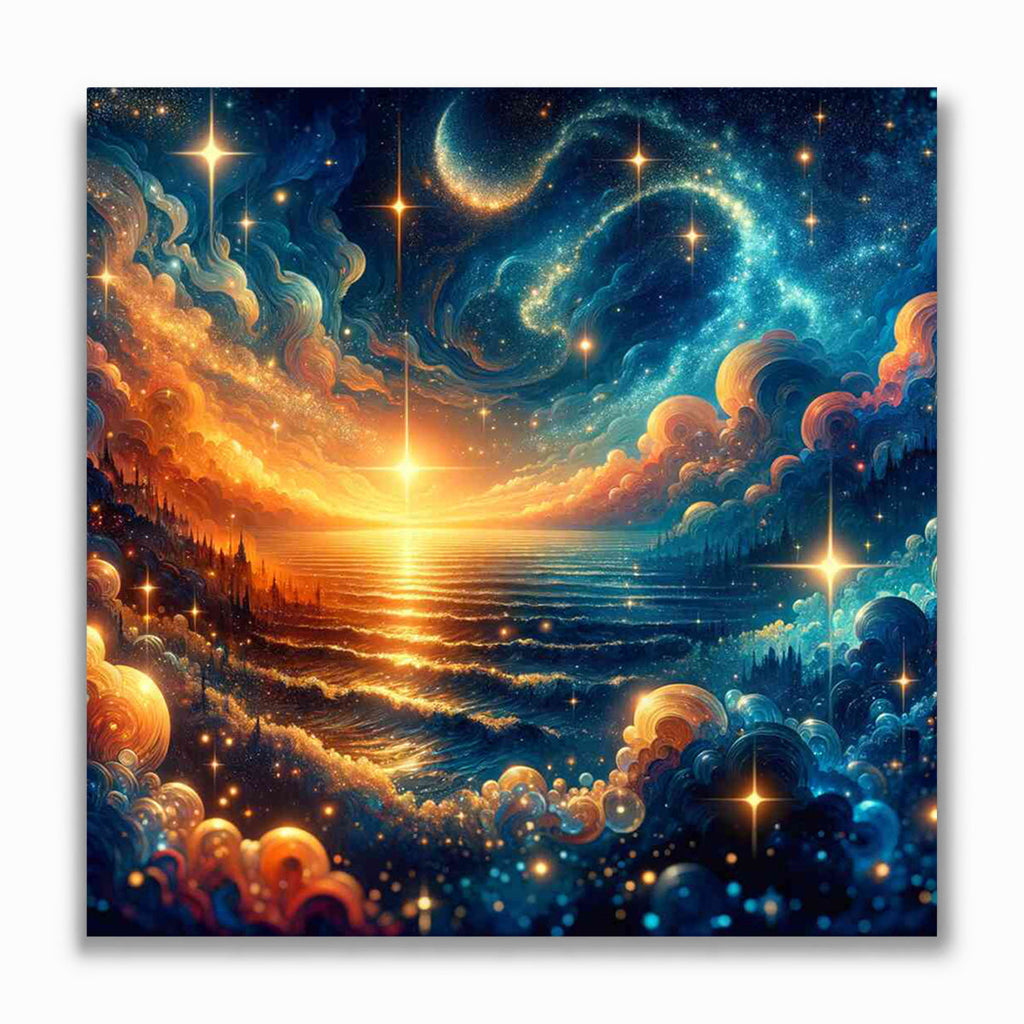 Malen nach Zahlen - Sternenmeer der Träume