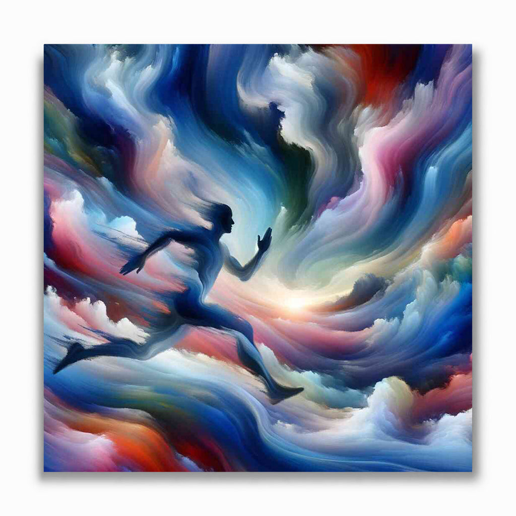 Malen nach Zahlen - Traumlauf durch Farbwirbel