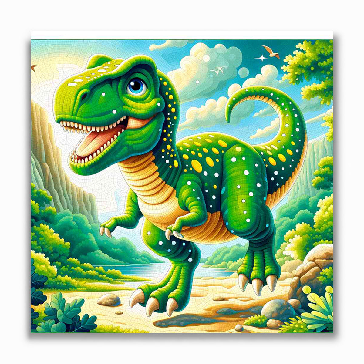 Trizi Dinosaurier - Malen nach Zahlen