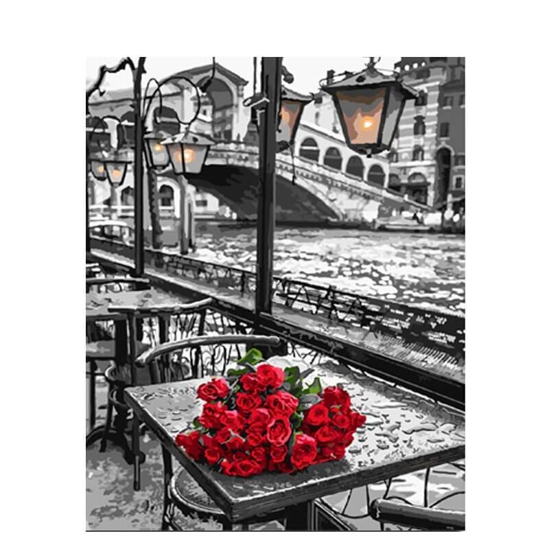 Venedig, Rosen – Malen nach Zahlen