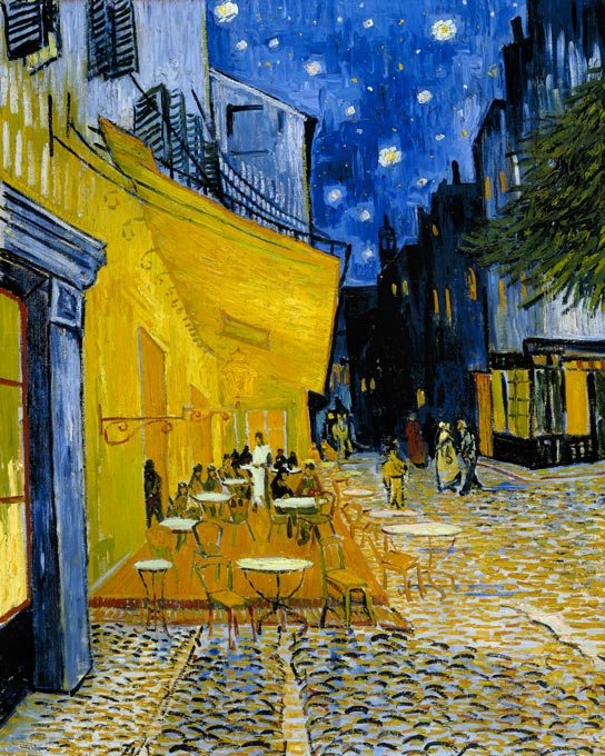 Vincent van Gogh, Cafeterrasse am Abend - Klassiker