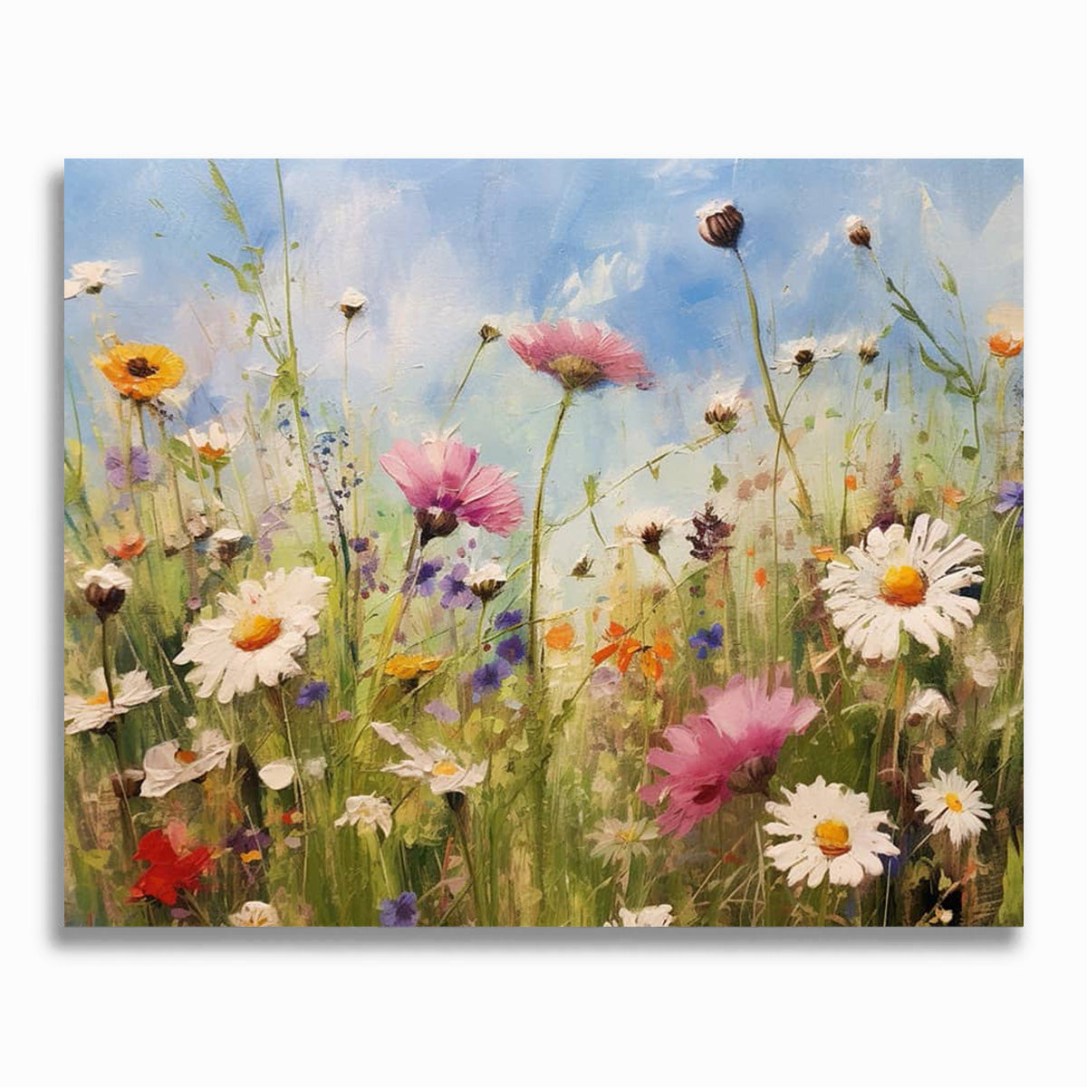 Wildblumen - Malen nach Zahlen