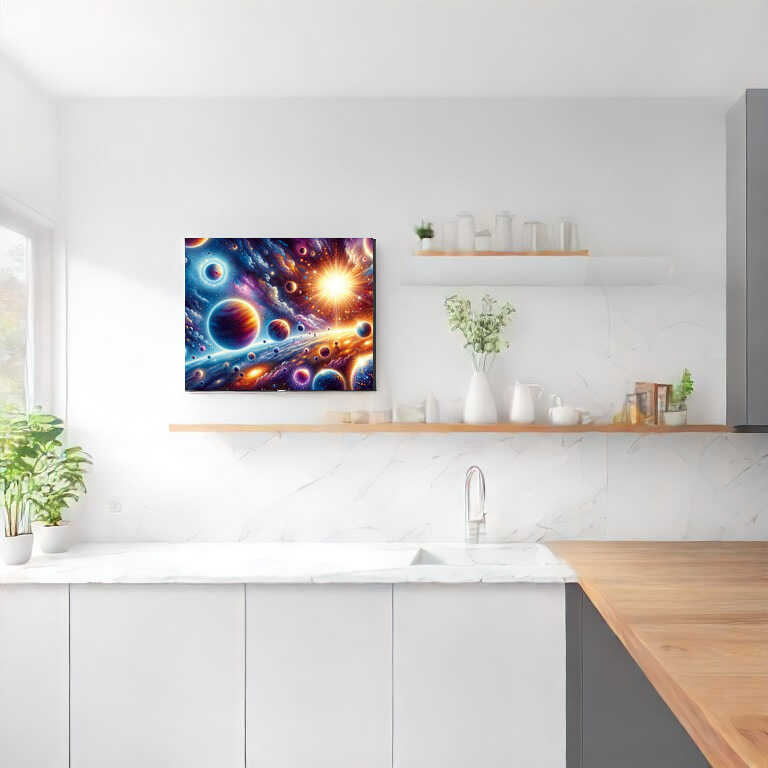 Malen nach Zahlen - Planeten im Universum der Sonne