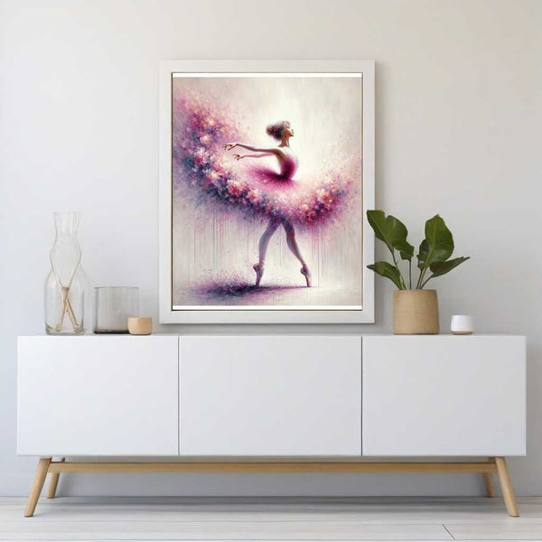 Malen nach Zahlen - Schwebende Ballerina