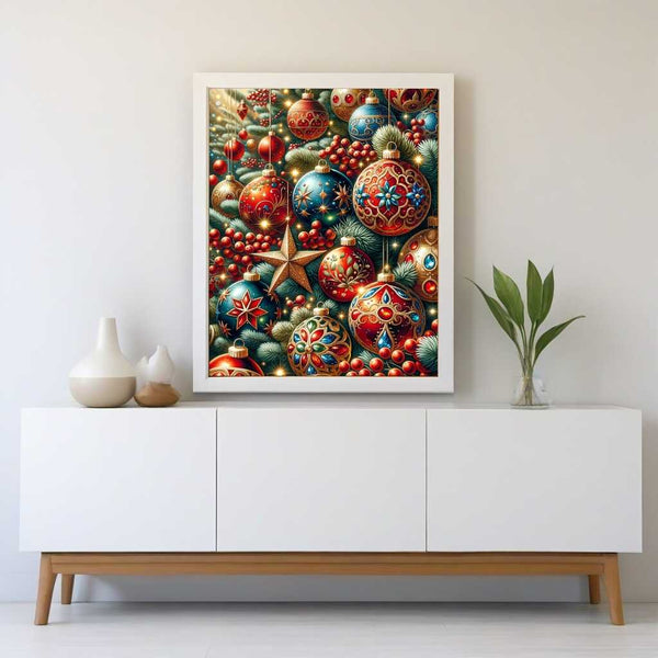 Malen nach Zahlen - Christbaumschmuck