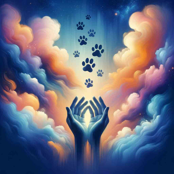 Malen nach Zahlen - Hände, Pfotenabdrücke