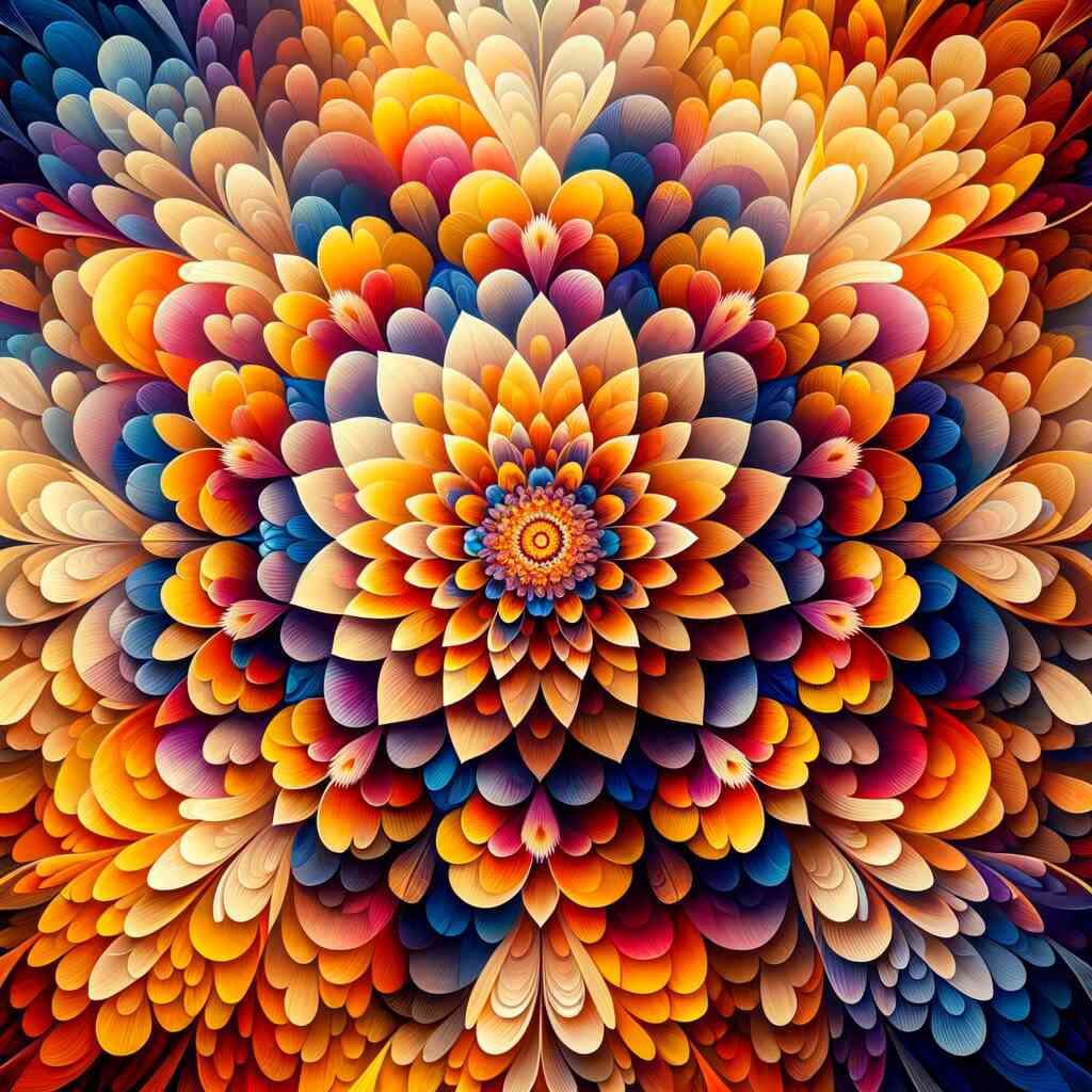 Malen nach Zahlen - Blumenmandala