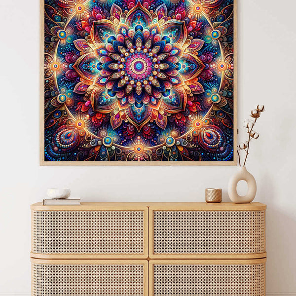 Malen nach Zahlen - Mandala, Blume