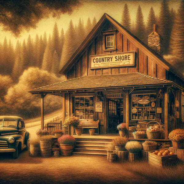 Malen nach Zahlen - Country Store
