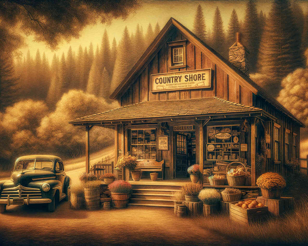 Malen nach Zahlen - Country Store