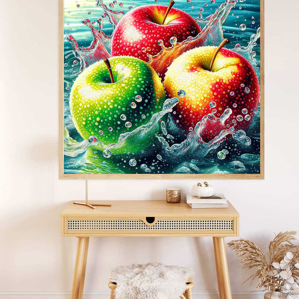 Malen nach Zahlen - Apfel Farben