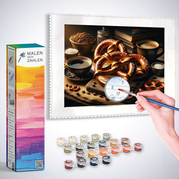 Malen nach Zahlen - Brezelzeit