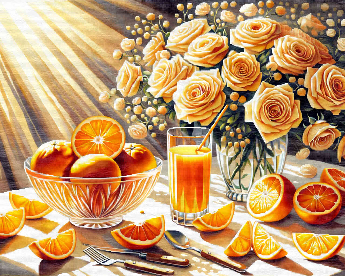 Malen nach Zahlen - Brunchtime