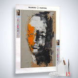 Diamond Painting Kit - Minimalistisches Motiv mit Leinwand, Acryl Diamonds, Setzstift, und Künstler-Pinzette