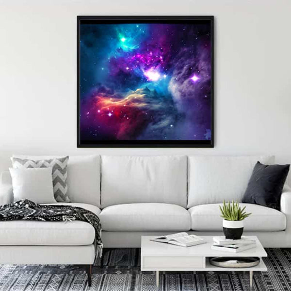 Malen nach Zahlen - Galaktisches Wunder Bild, modernes Wohnzimmer, Galaxy Wandkunst, entspannendes DIY Projekt
