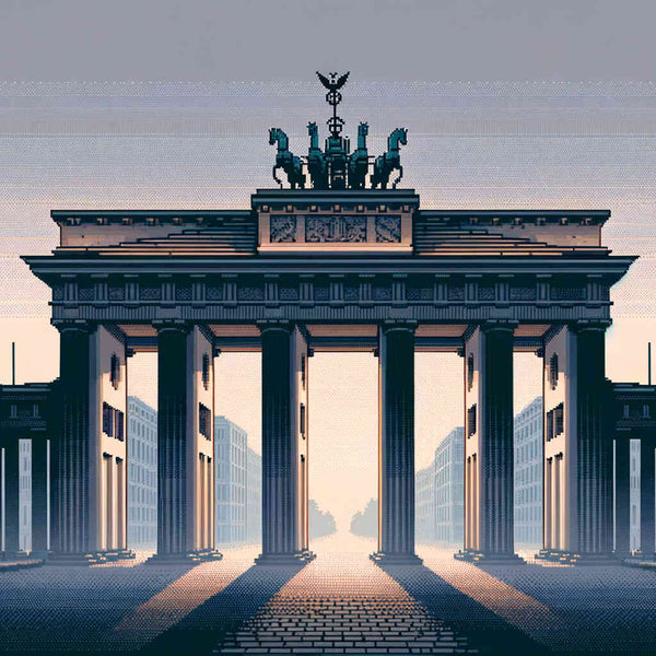 Malen nach Zahlen - Berlin Brandenburger Tor