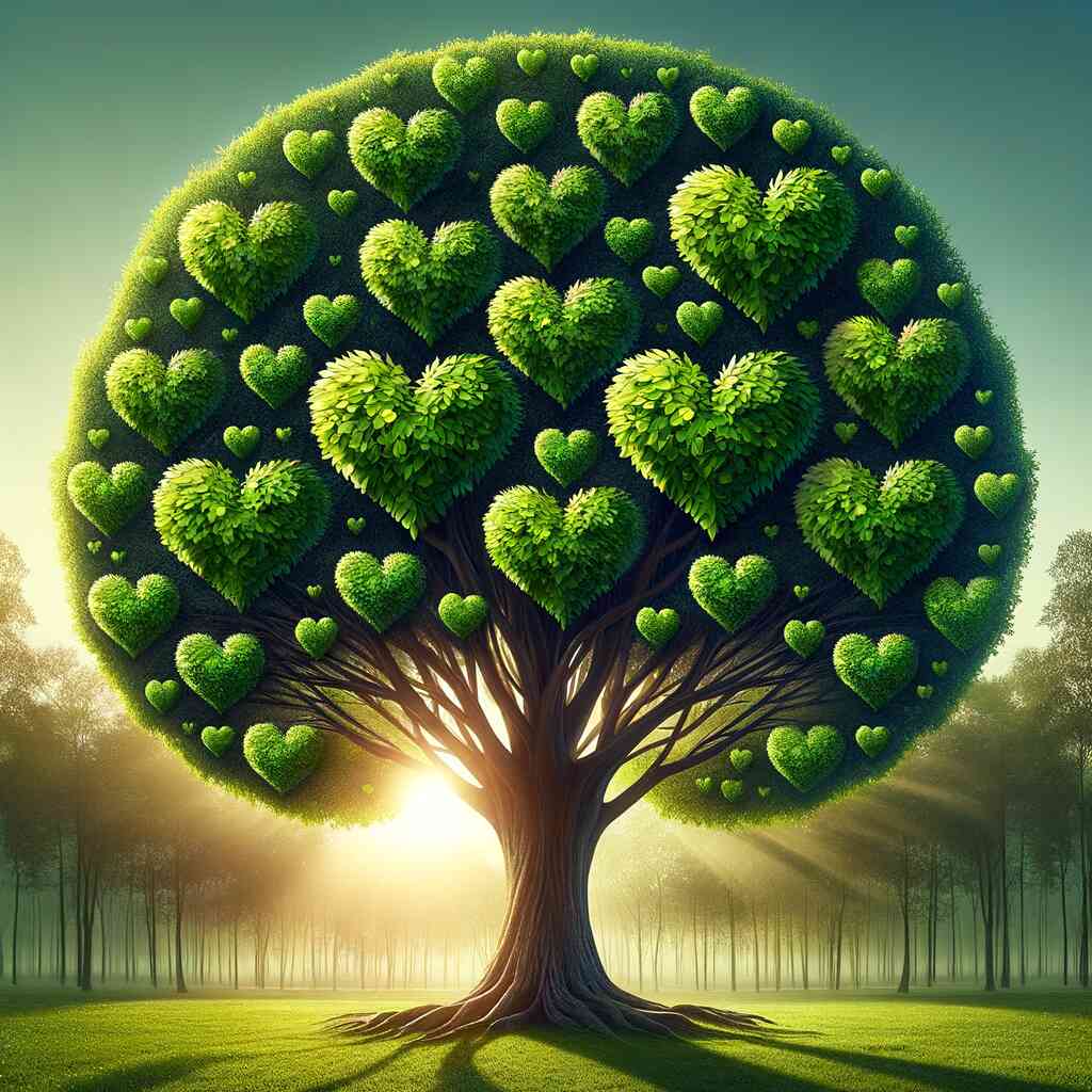Malen nach Zahlen - Herzensbaum: Zauber der Natur