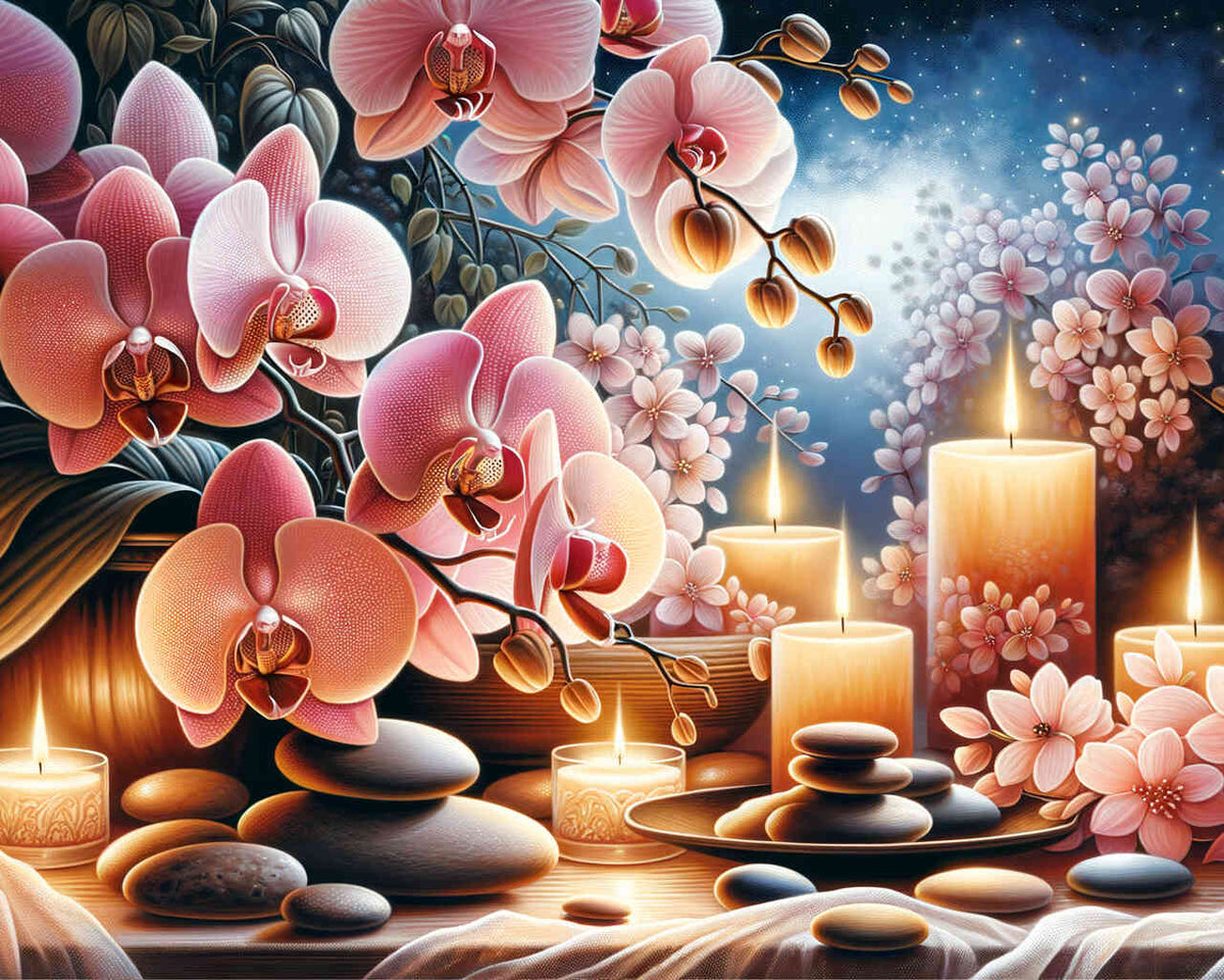 Malen nach Zahlen - Romantische Atmosphäre