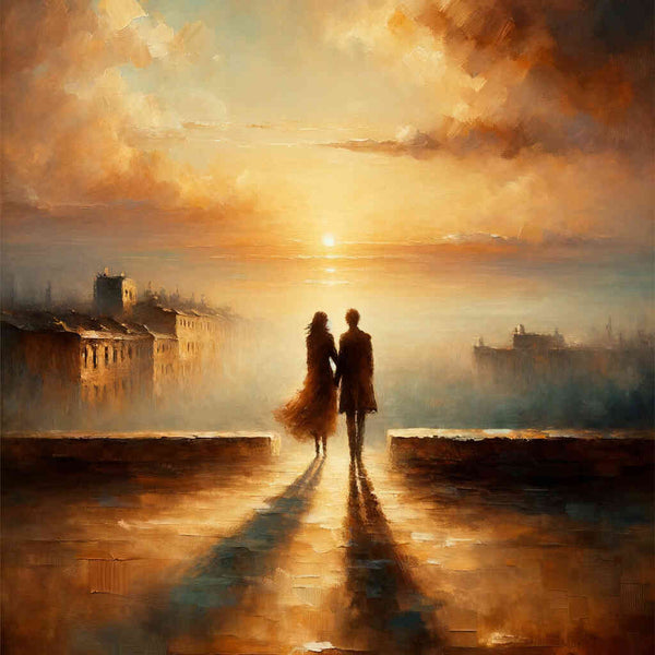 Hand in Hand, Dach - Malen nach Zahlen
