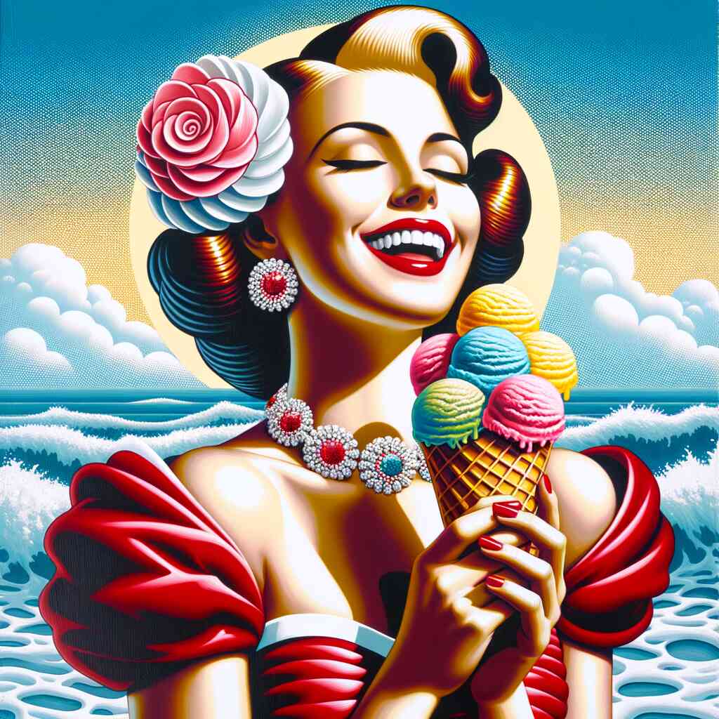 Malen nach Zahlen - Eisfrau