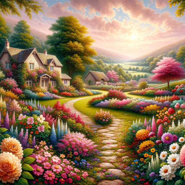 Malen nach Zahlen - Landhausidylle