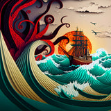 Diamond painting kit titled 