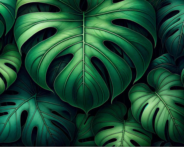 Malen nach Zahlen - Blätter Monstera Deliciosa