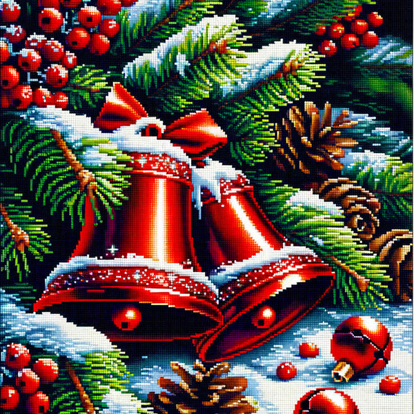 Malen nach Zahlen - Weihnachtsglocken