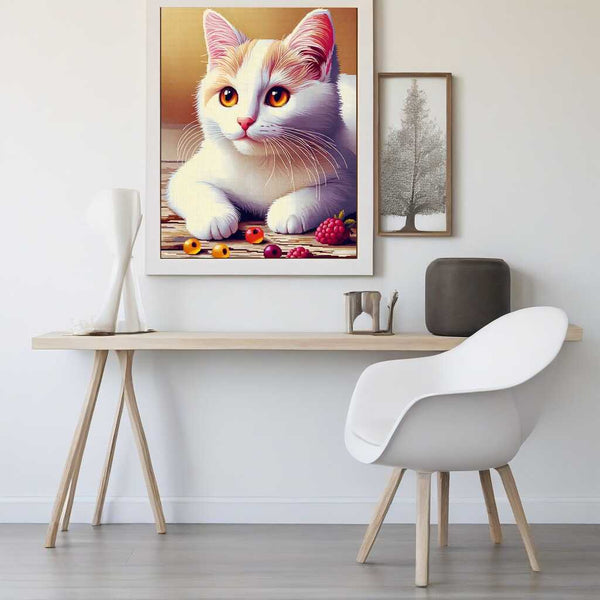 Malen nach Zahlen - Spielende Katze