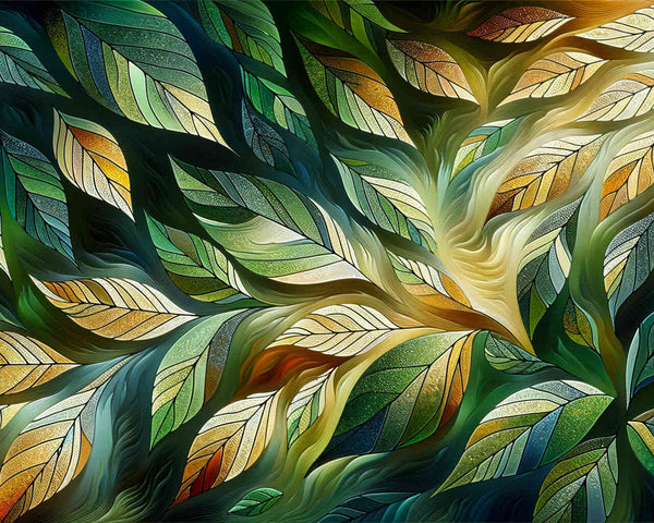 Malen nach Zahlen - Blättermix