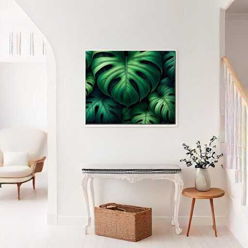 Malen nach Zahlen - Blätter Monstera Deliciosa