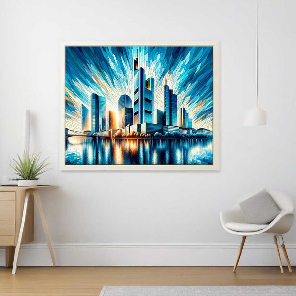 Malen nach Zahlen - Frankfurter Skyline