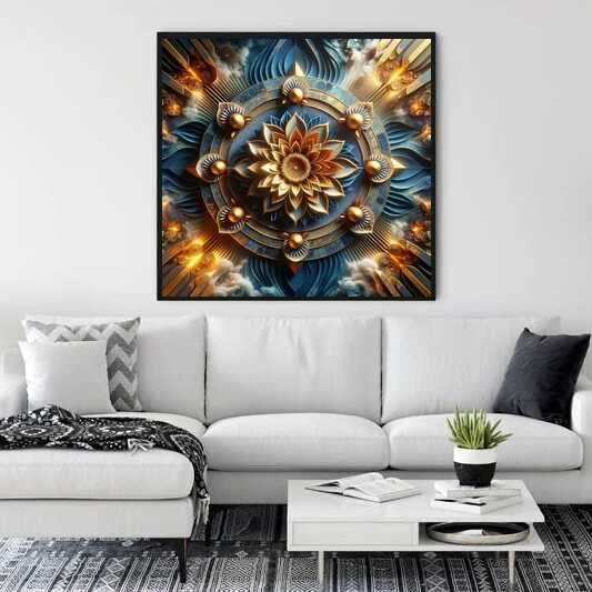 Malen nach Zahlen - Mandala 3D