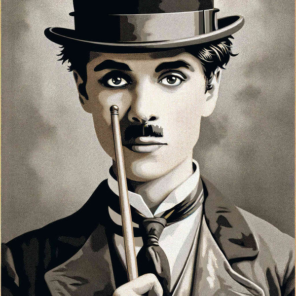 Malen nach Zahlen - Charlie Chaplin