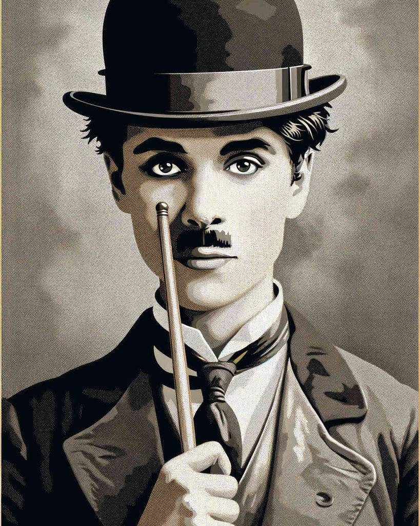 Malen nach Zahlen - Charlie Chaplin