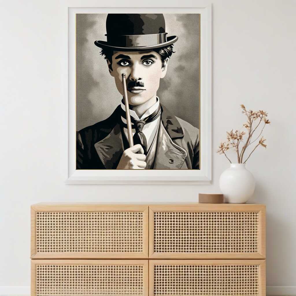 Malen nach Zahlen - Charlie Chaplin
