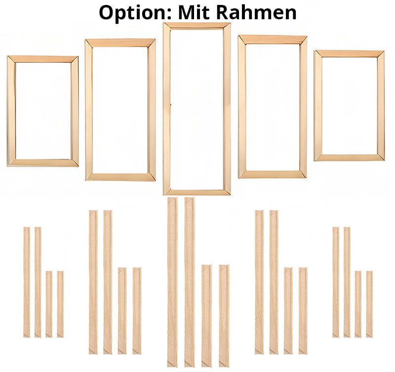 MALEN NACH ZAHLEN 50x40cm SET Mit Pinsel UndAcrylfarbe Für Kinder Und
