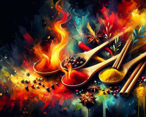 Malen nach Zahlen - Gewürzblume