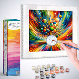Person painting 