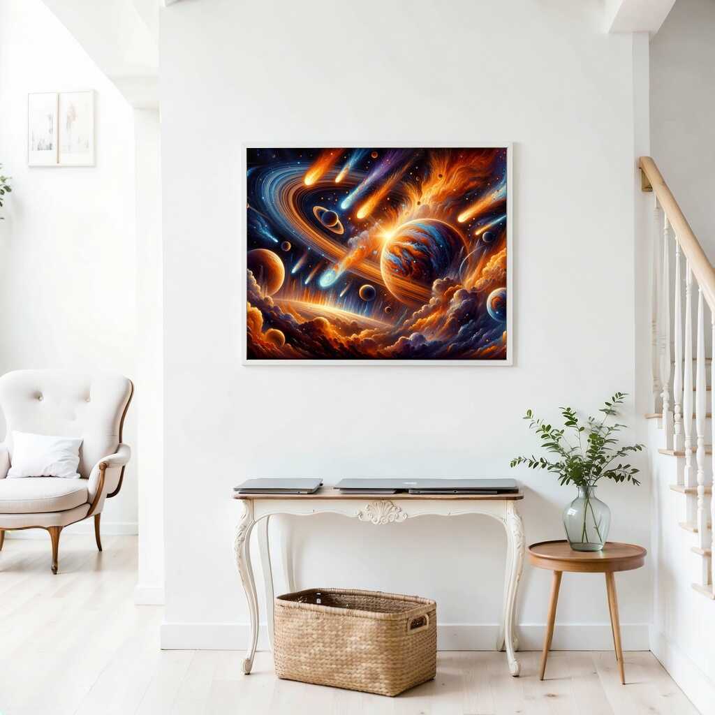 Malen nach Zahlen - Planeten Spektakel