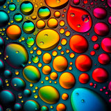 Colorful raindrops on canvas from AB Diamond Painting Kit - Bunte Regentropfen Part 2