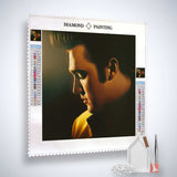 Diamond Painting Kit - Elvis, der König des Rock'n'Roll with tools and canvas set
