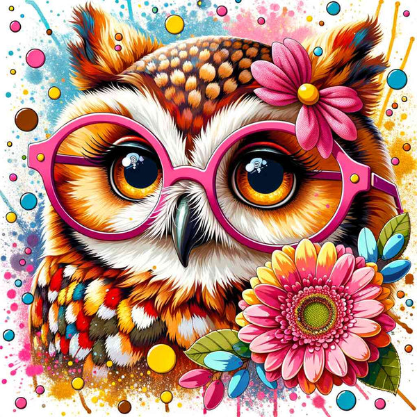 Malen nach Zahlen - Hello Eule