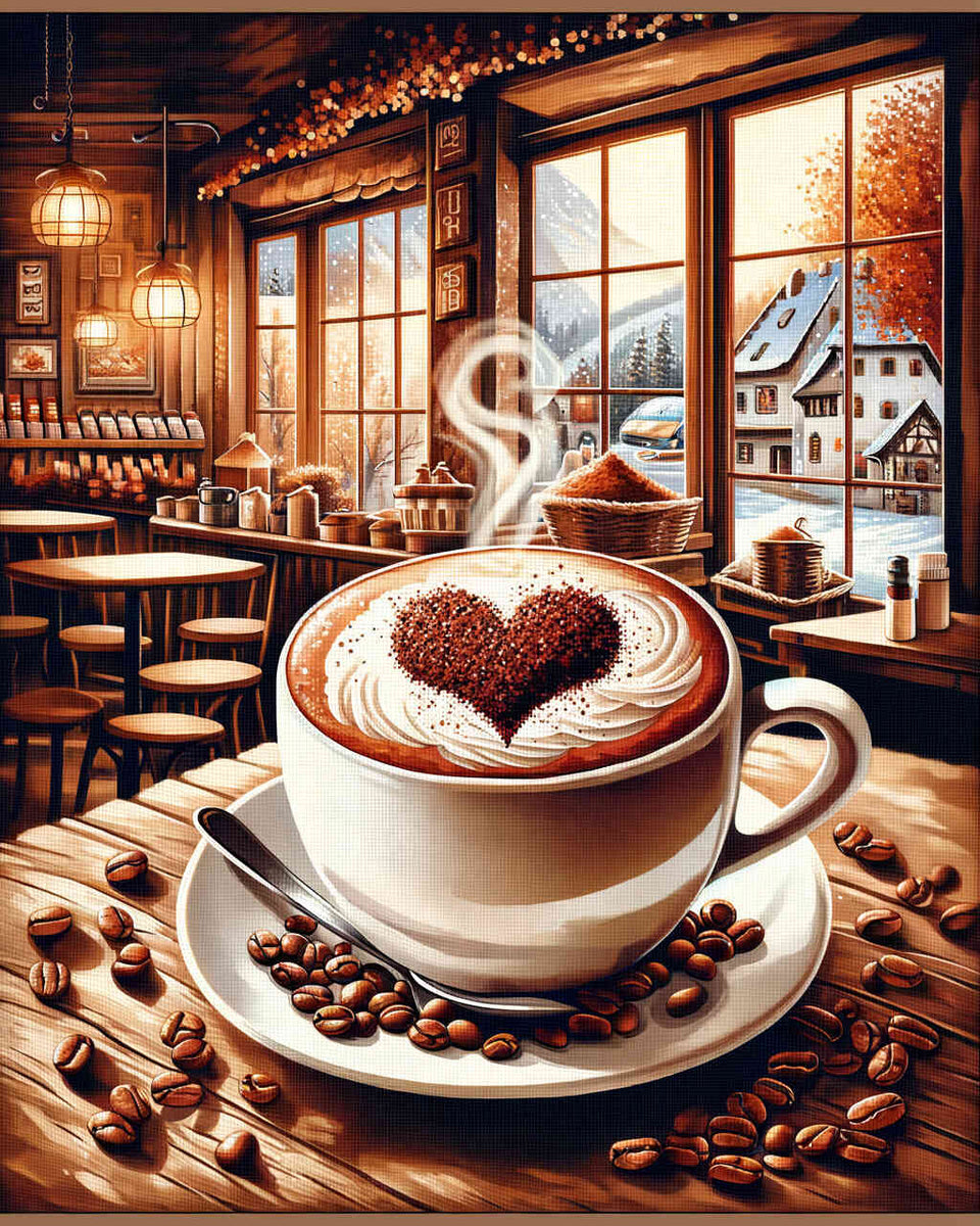 Malen nach Zahlen - Coffee