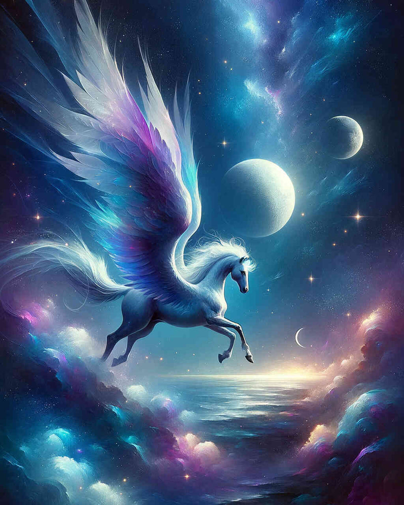 Malen nach Zahlen - Pegasus der Nacht