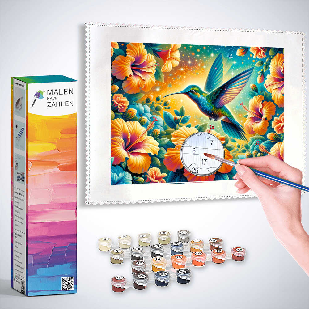Kolibri – Malen nach Zahlen
