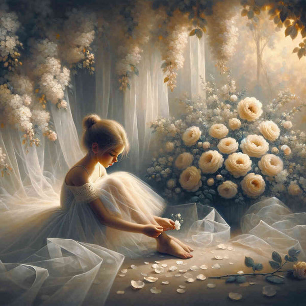 Malen nach Zahlen - Ballerina Mädchen