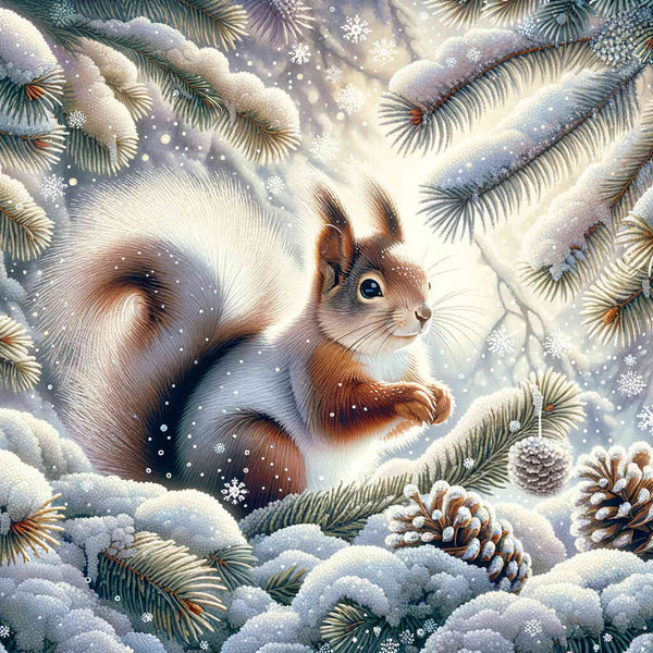 Malen nach Zahlen - Eichhörnchen
