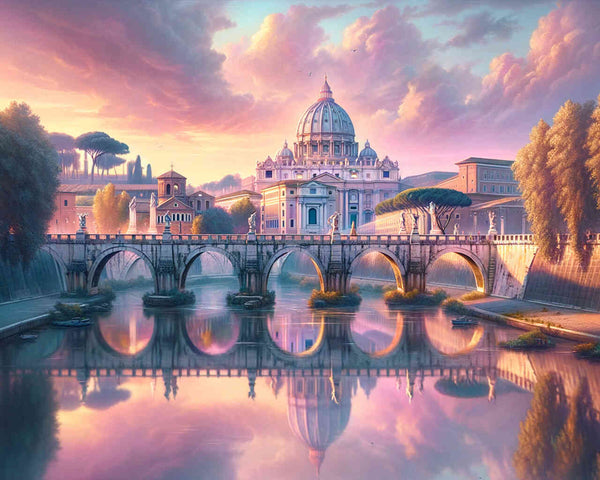 Malen nach Zahlen - Engelsbrücke Rom